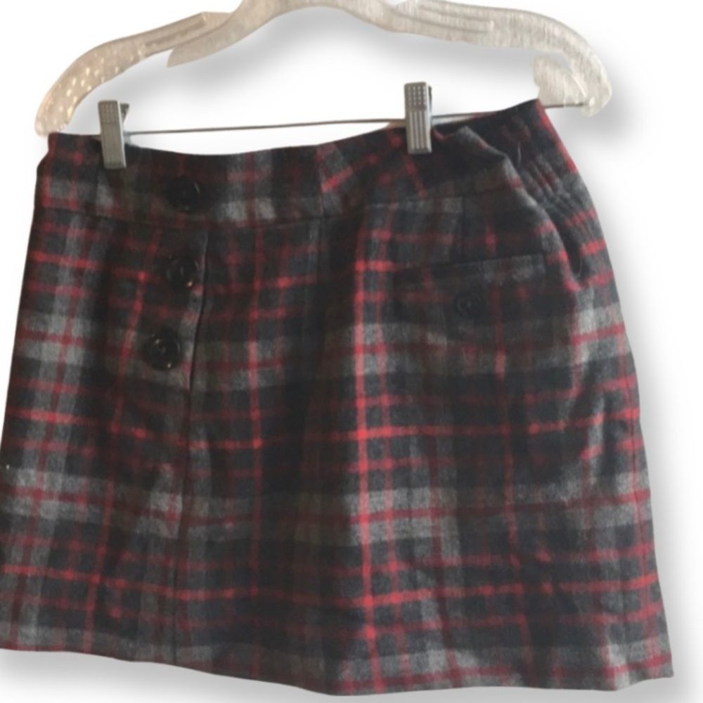 EUC Gap Plaid Skirt Sz 4